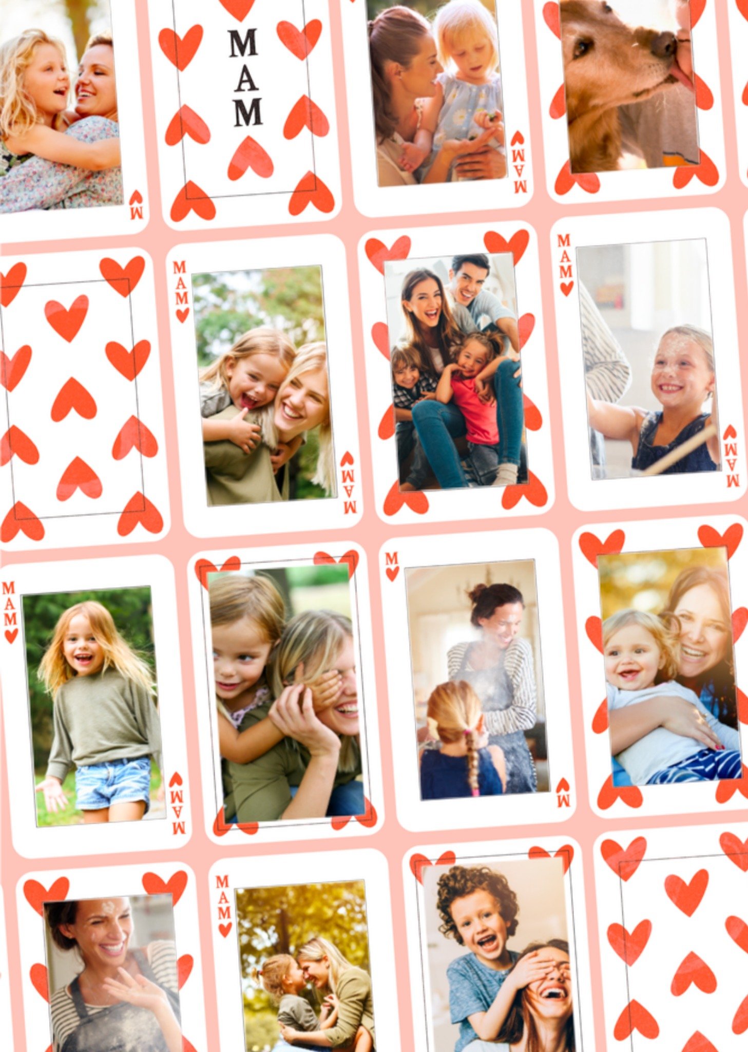 Moederdagkaart Harten Kaart Greetz