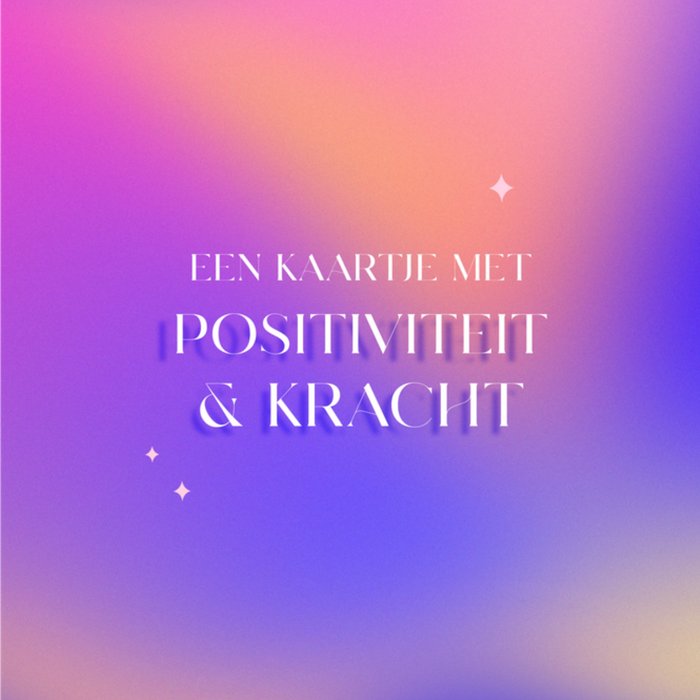 Greetz | Denken aan kaart | positiviteit