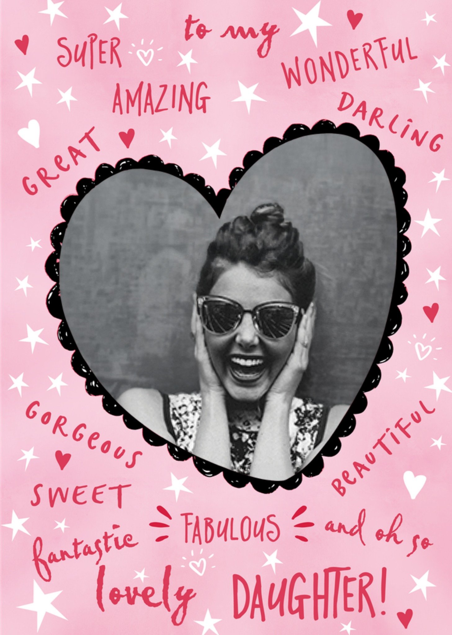 Valentijnskaart To my amazing daughter Kaart Tsjip