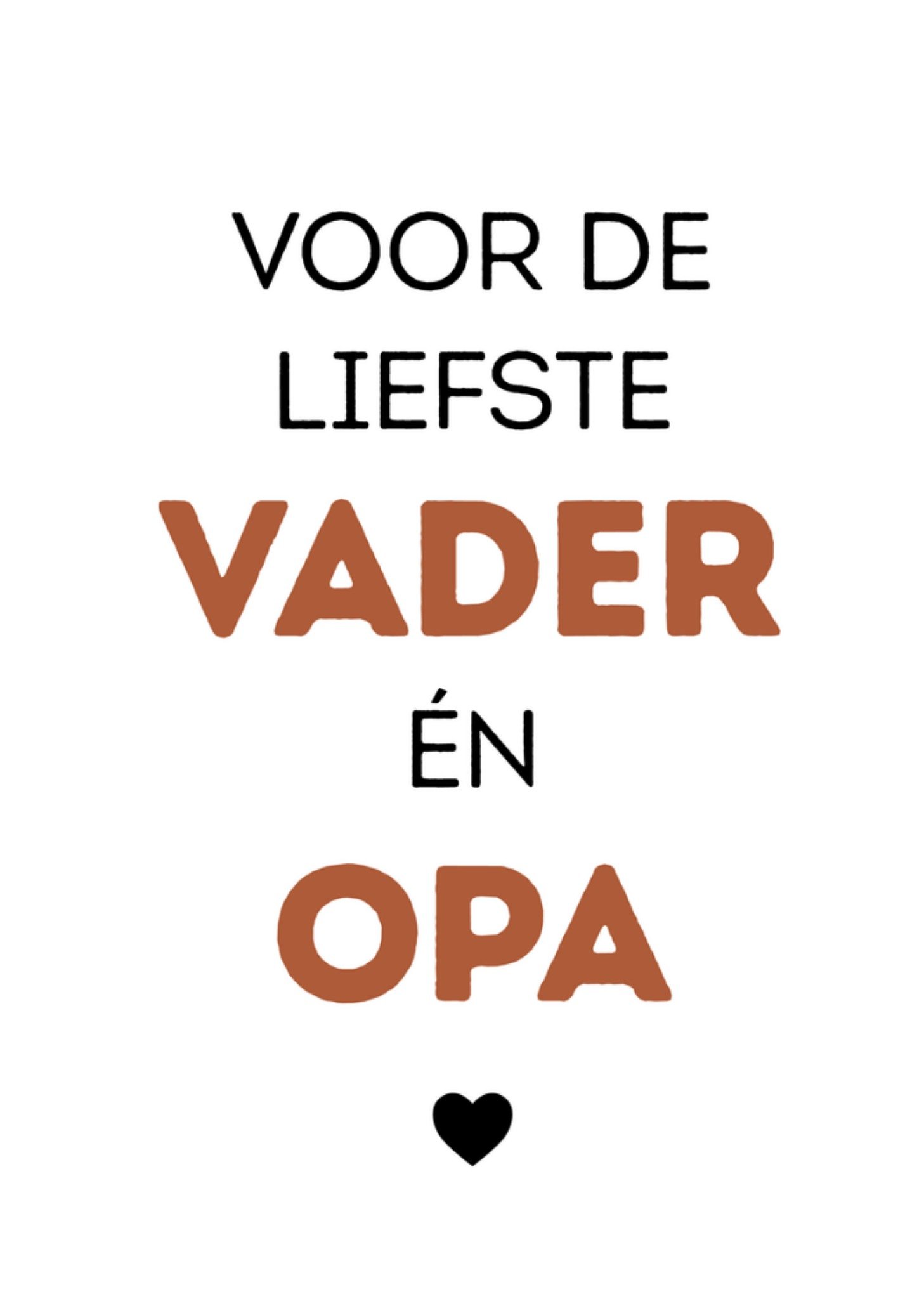 Vaderdagkaart opa en vader Kaart Greetz