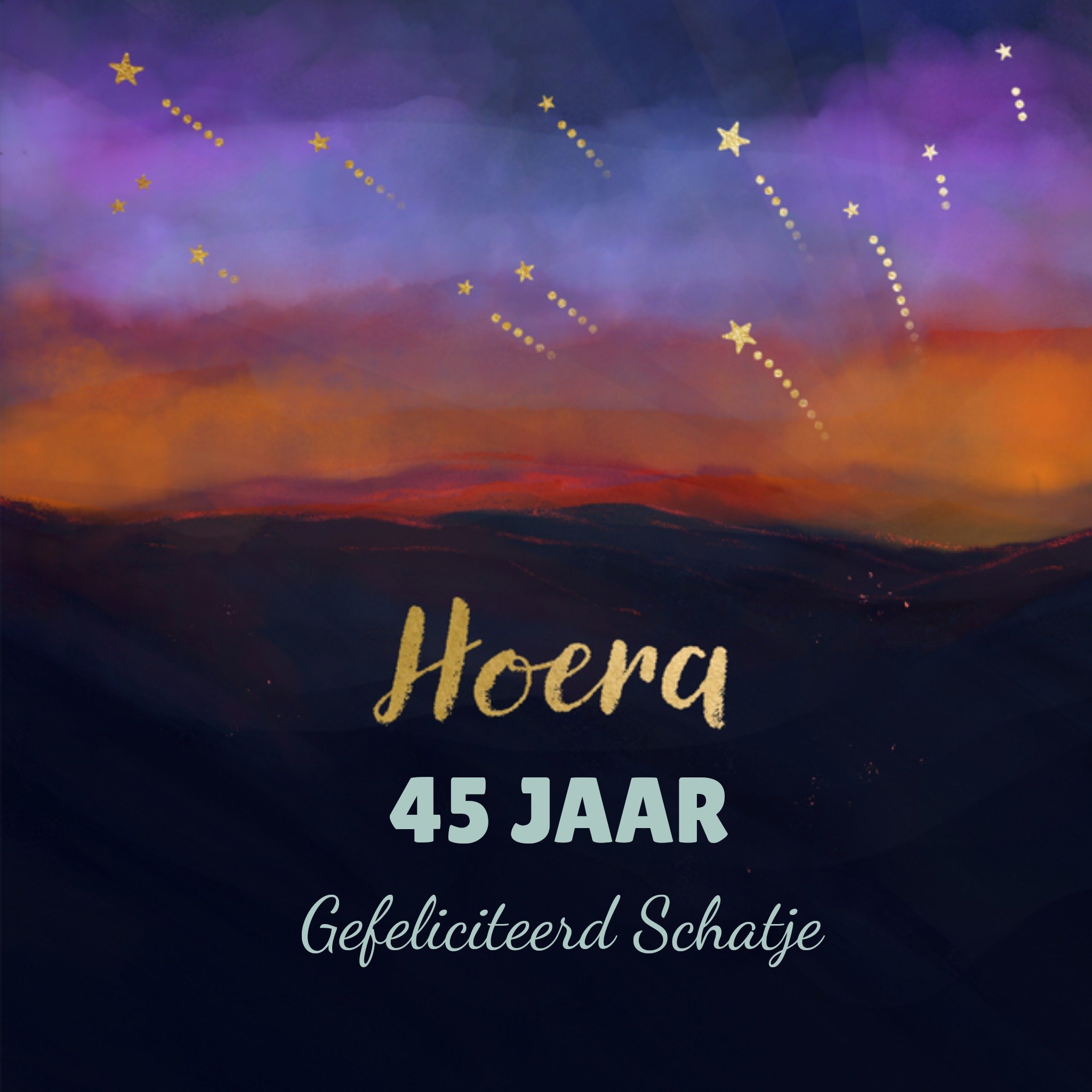 Greetz Verjaardagskaart Man Vierkant