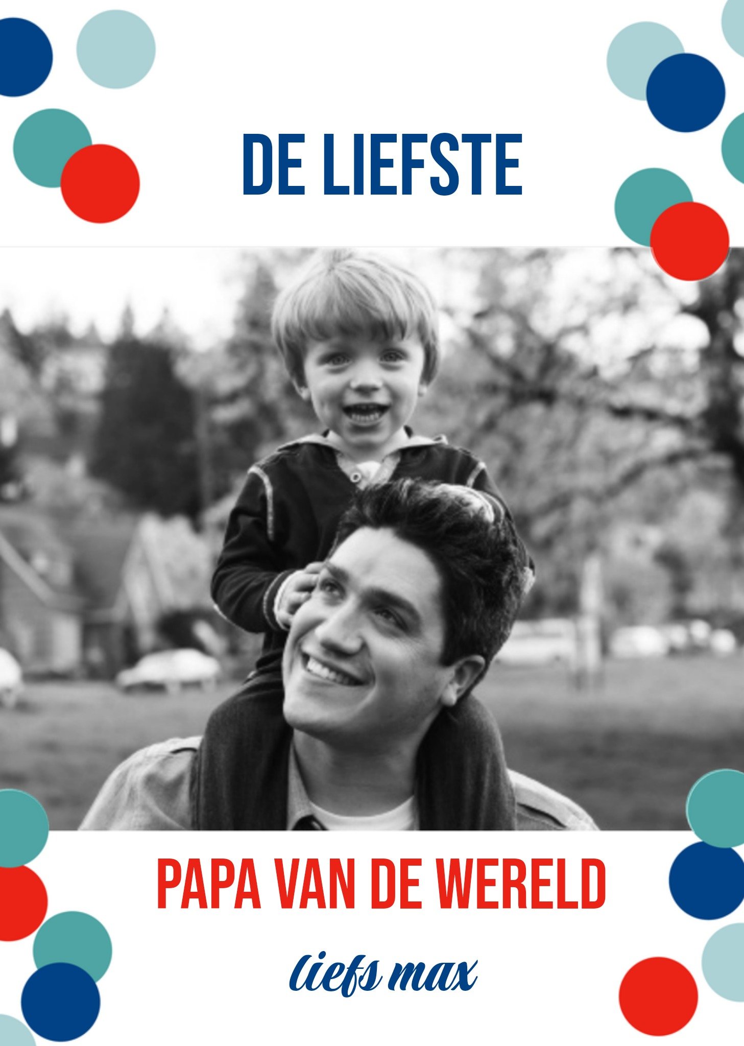 Greetz Vaderdagkaart fotokaart Standard Card