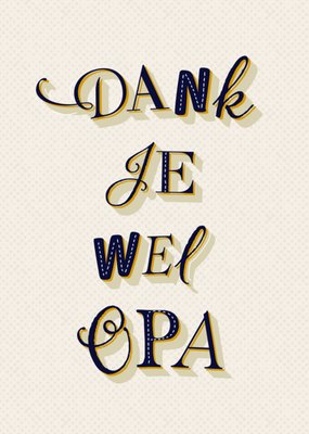 Greetz | Bedanktkaart | Opa