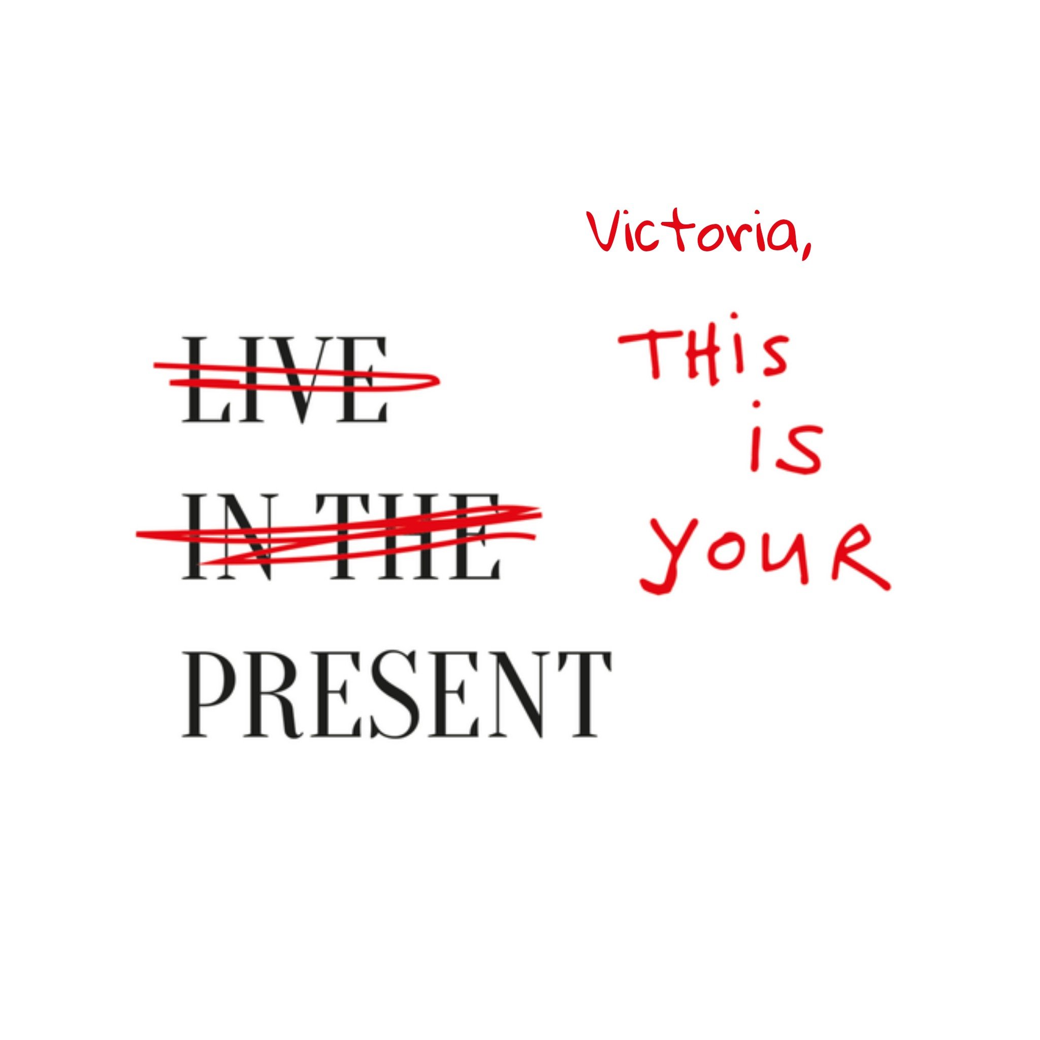 Verjaardagskaart met naam Vierkante Kaart Felt Studios