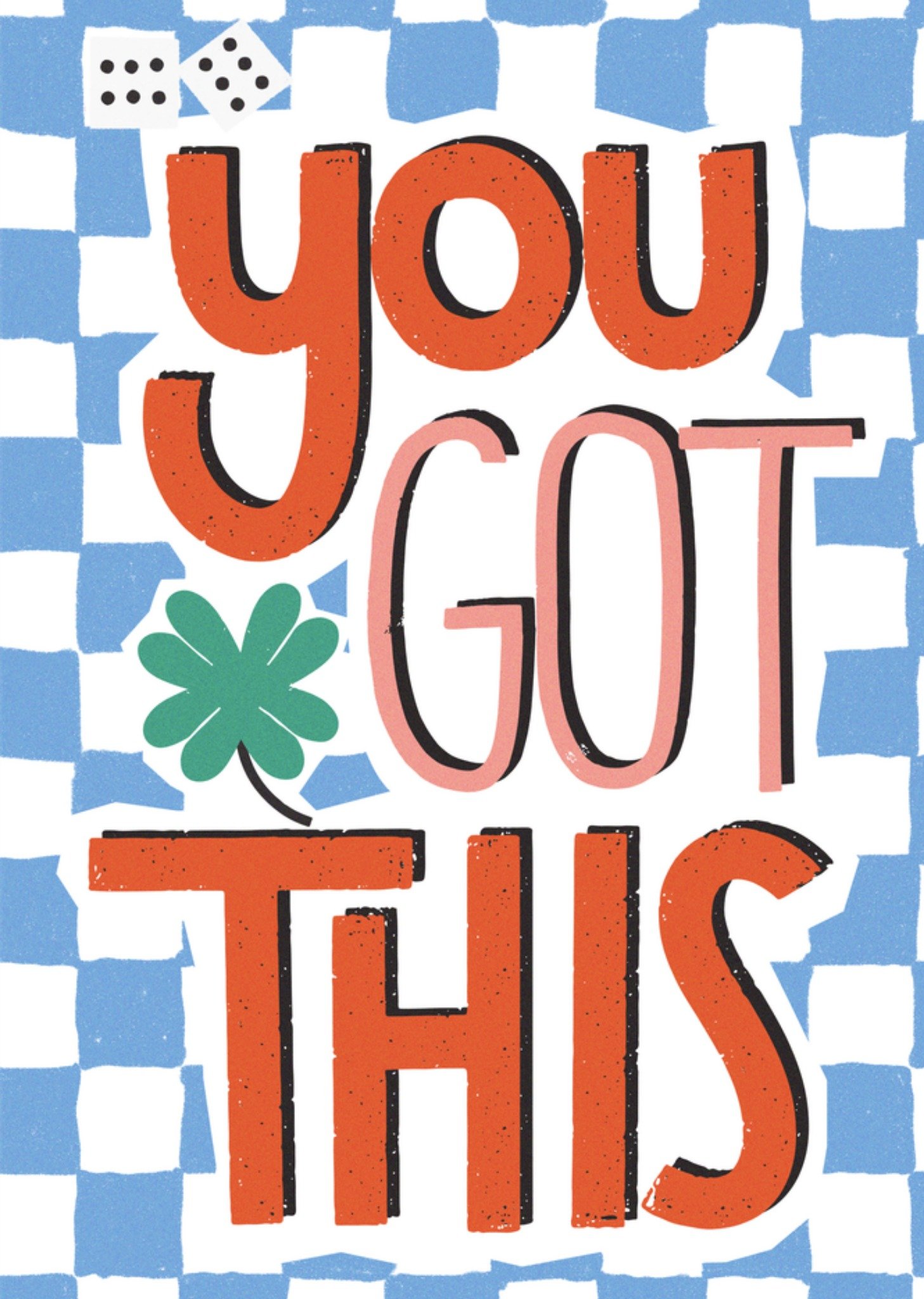 Geslaagdkaart Good luck You got this Kaart Greetz