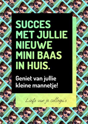 Love Repeat |  Geboortekaart | Kleine mannetje