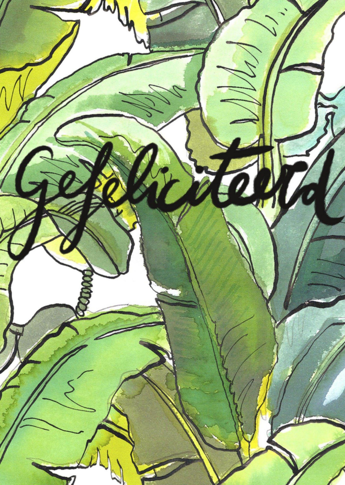 Marie Bodie Verjaardag Jungle Kaart Marie Bodié