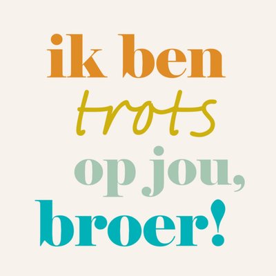 Greetz | Broer en zus dag | ik ben trots op jou