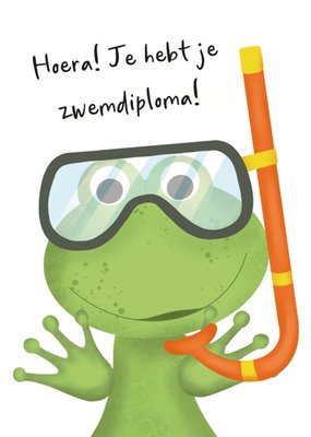 Tsjip | Zwemdiploma kaart | kikker