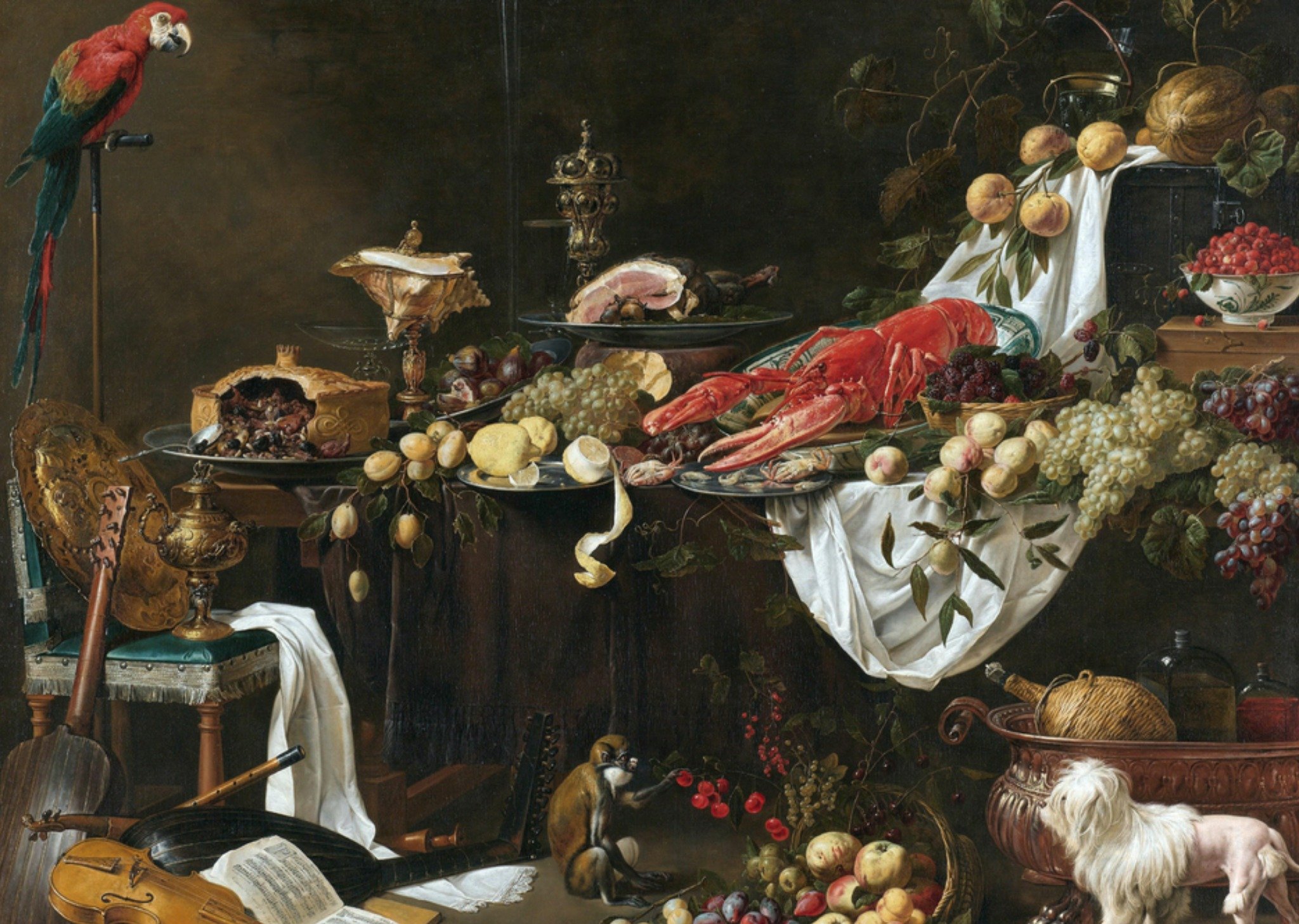 Kunstkaart Pronkstilleven Kaart Klaas de Jong