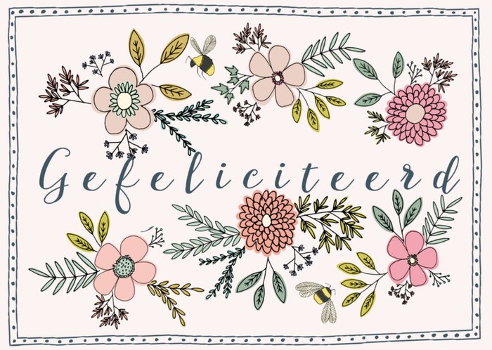 Greetz | Felicitatiekaart | bloemen