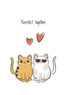 Greetz | Valentijnskaart | Purrrfect together