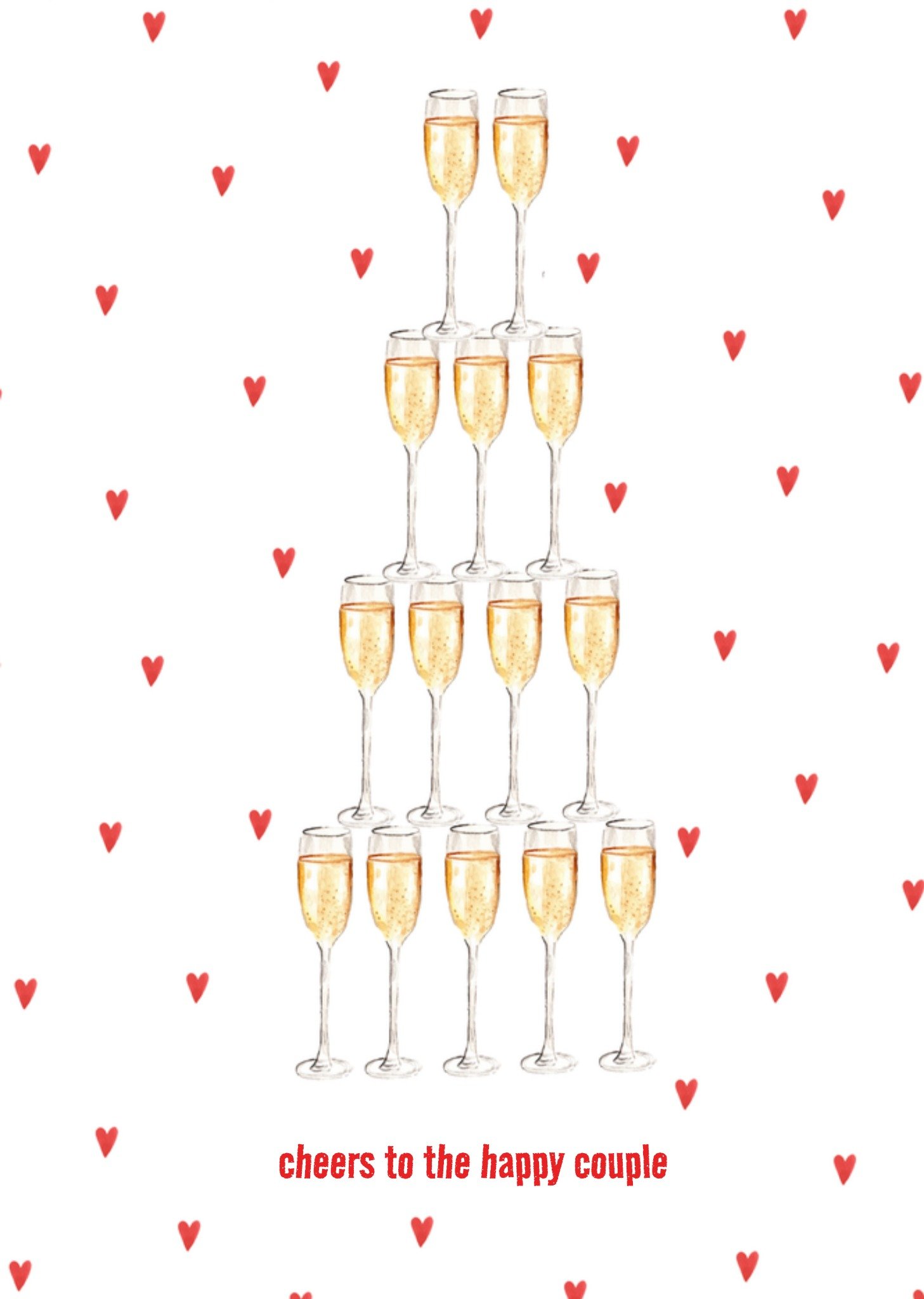 Greetz Huwelijkskaart Cheers! Standard Card