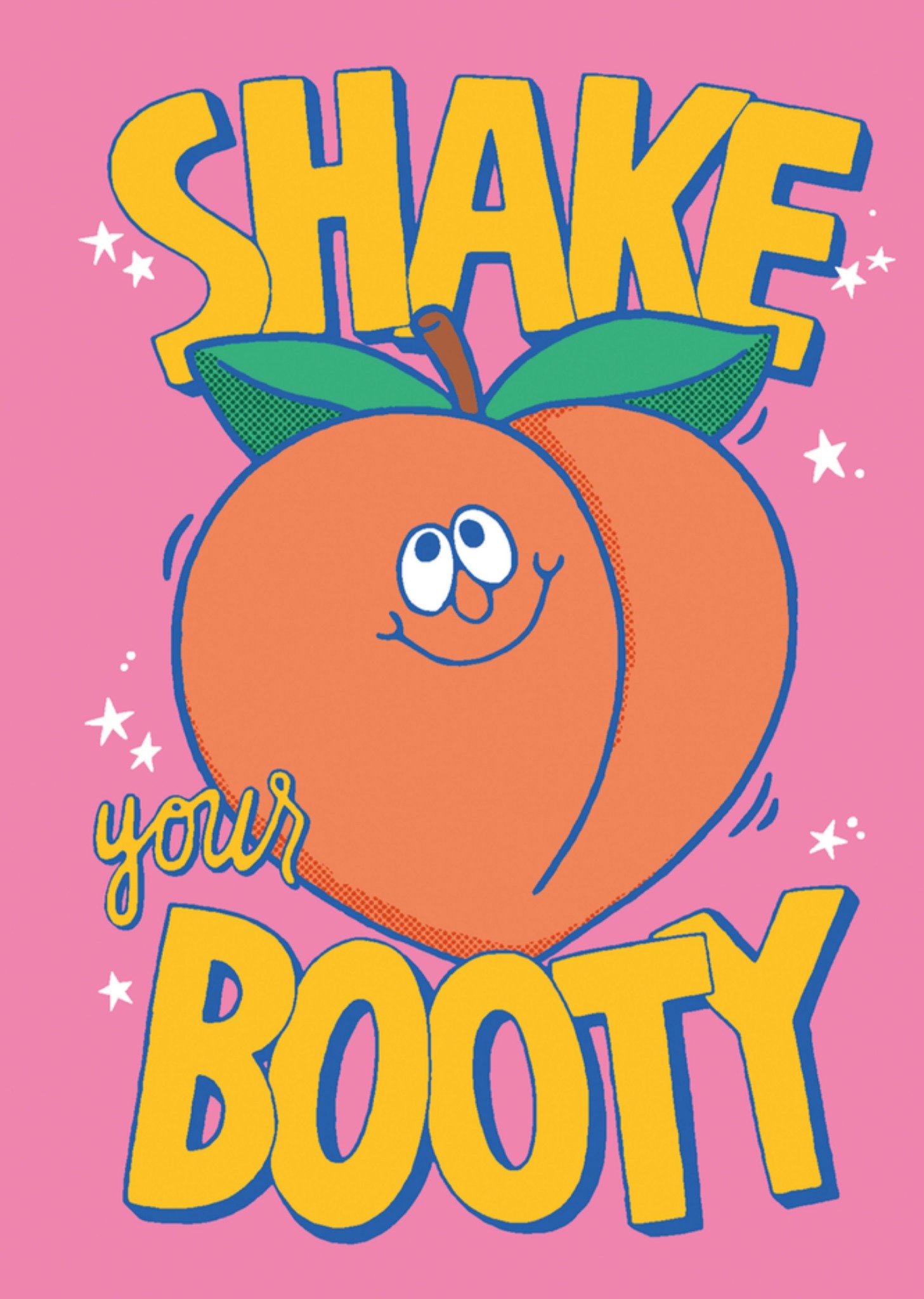 Zomaar kaart Shake your booty KaartJolly Awesome