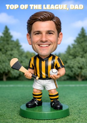 Bovenaan De Ranglijst Papa Sportfiguur Foto Upload Kaart