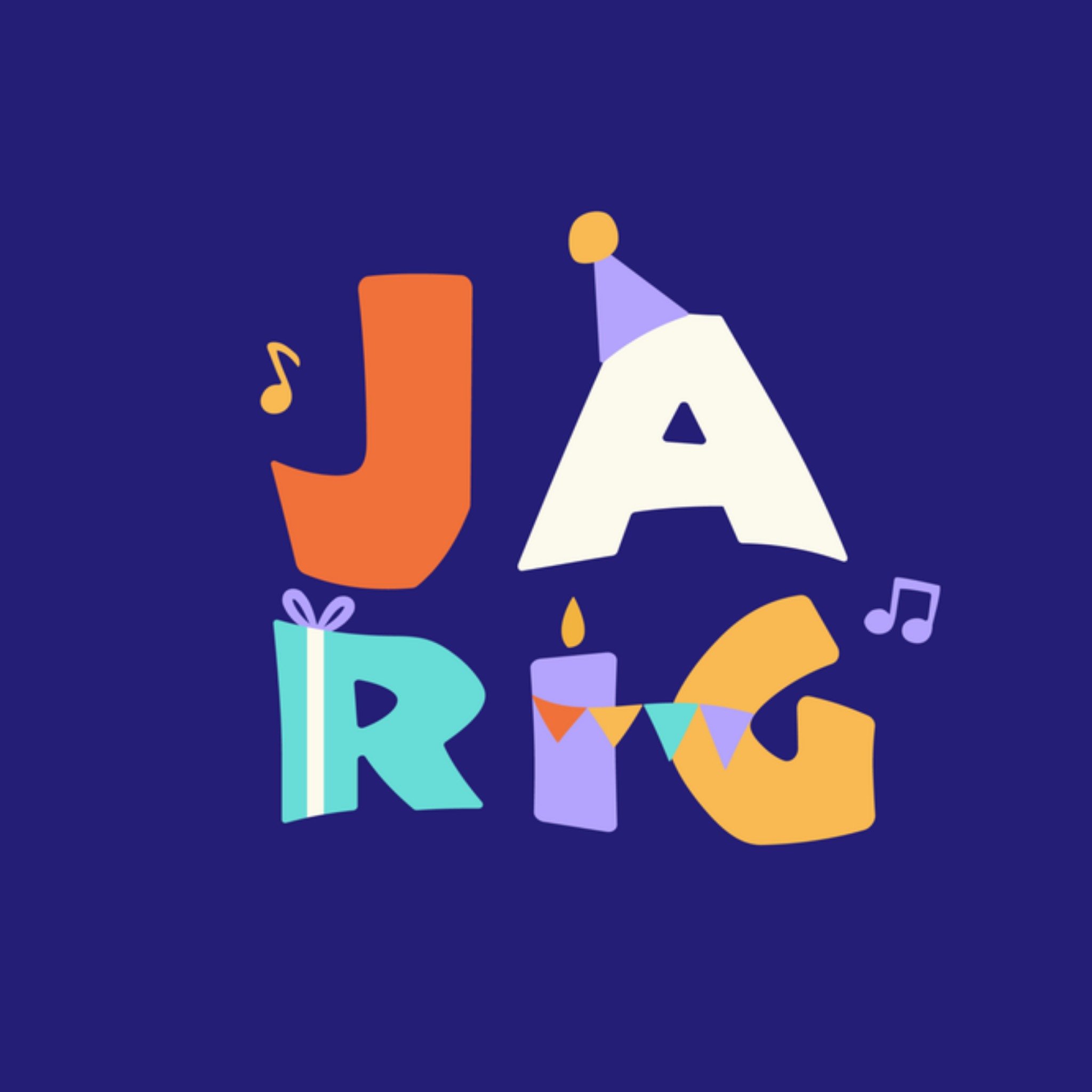 Greetz Verjaardagskaart jarig tekst Vierkant