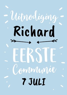 Greetz | Uitnodiging Communie | met naam