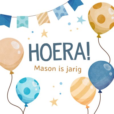 Papercute | Verjaardagskaart | Hoera!