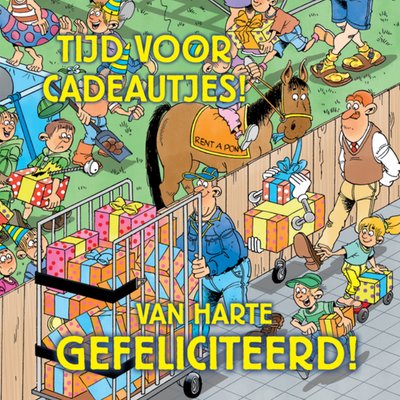 Jan van Haasteren | Verjaardagskaart | cadeautjes