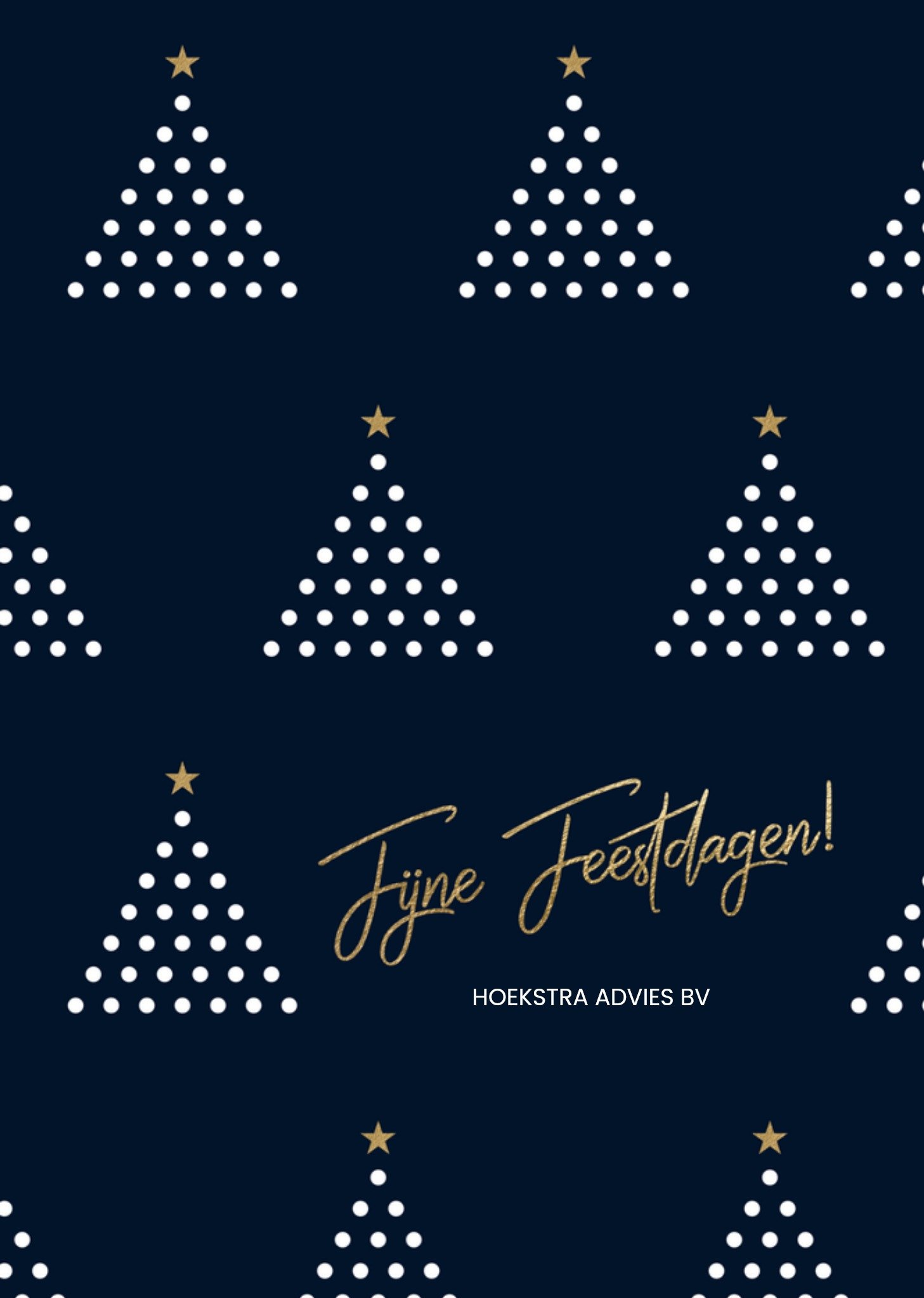 Kerstkaart zakelijk kerstboom Luckz