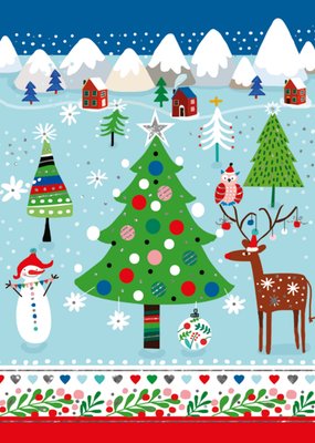 Kerstkaart | TMS | Kerstboom