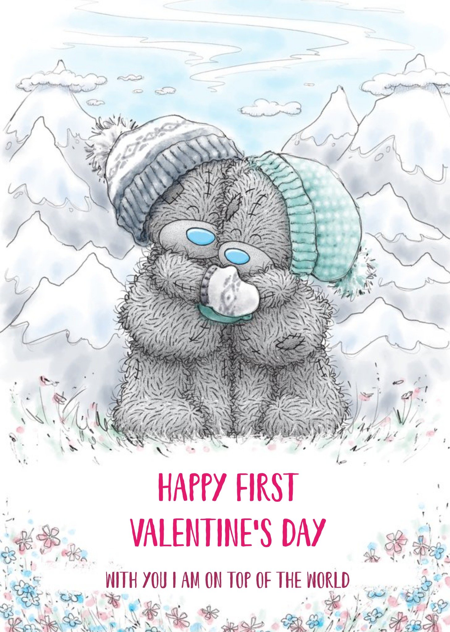 Valentijnskaart Tatty Teddy Wederhelft Man Kaart Me to You