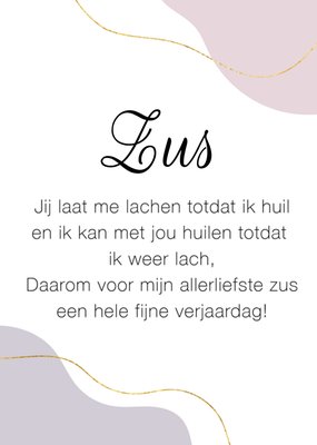 Verjaardagskaart | Greetz | Zus