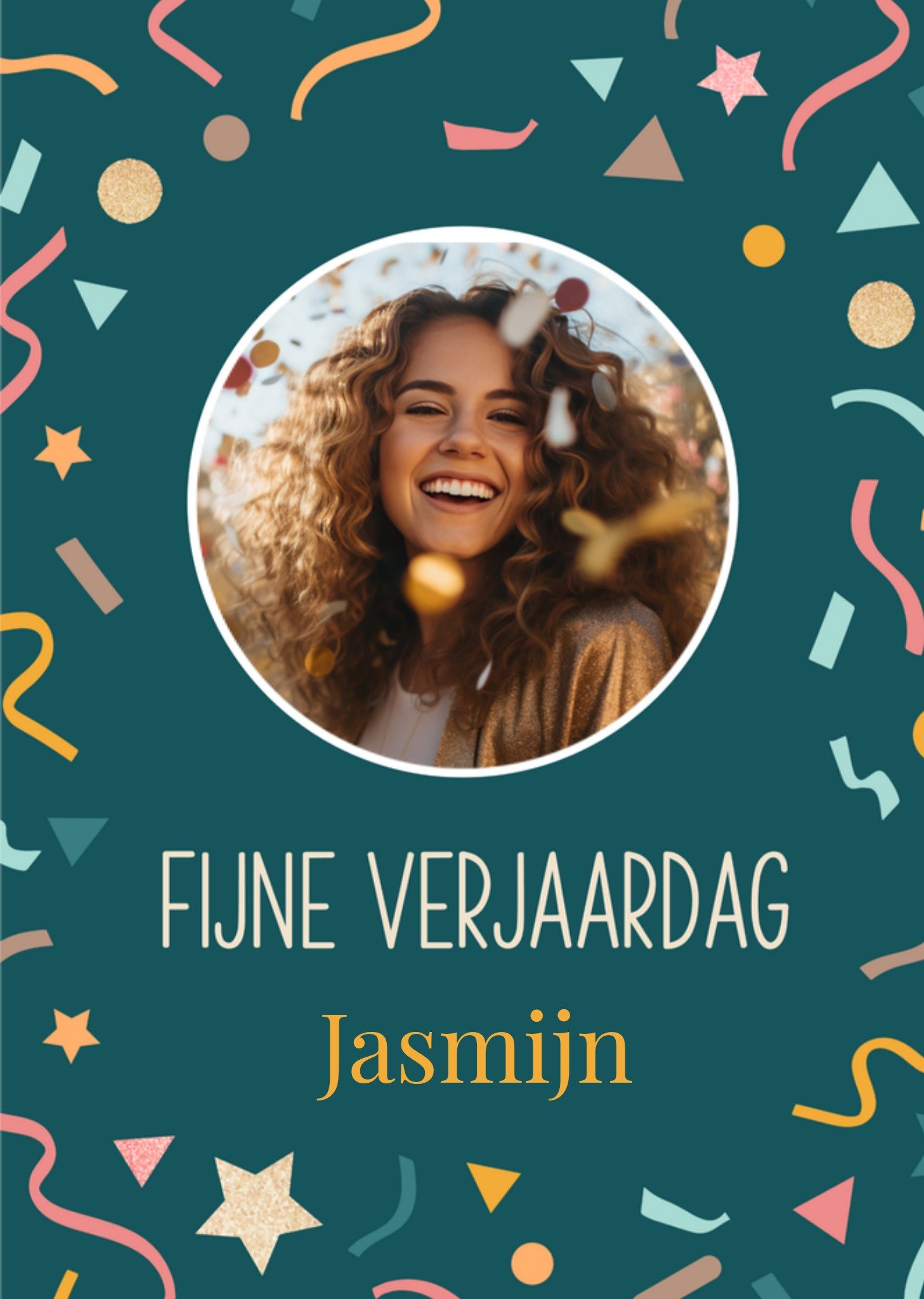 Verjaardagskaart Confetti Kaart Papercute