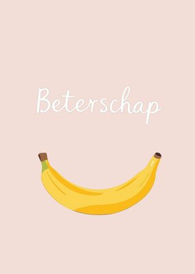 Greetz | Beterschap Ansichtkaart | Geïllustreerde banaan