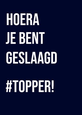 Greetz | Geslaagd kaart | topper