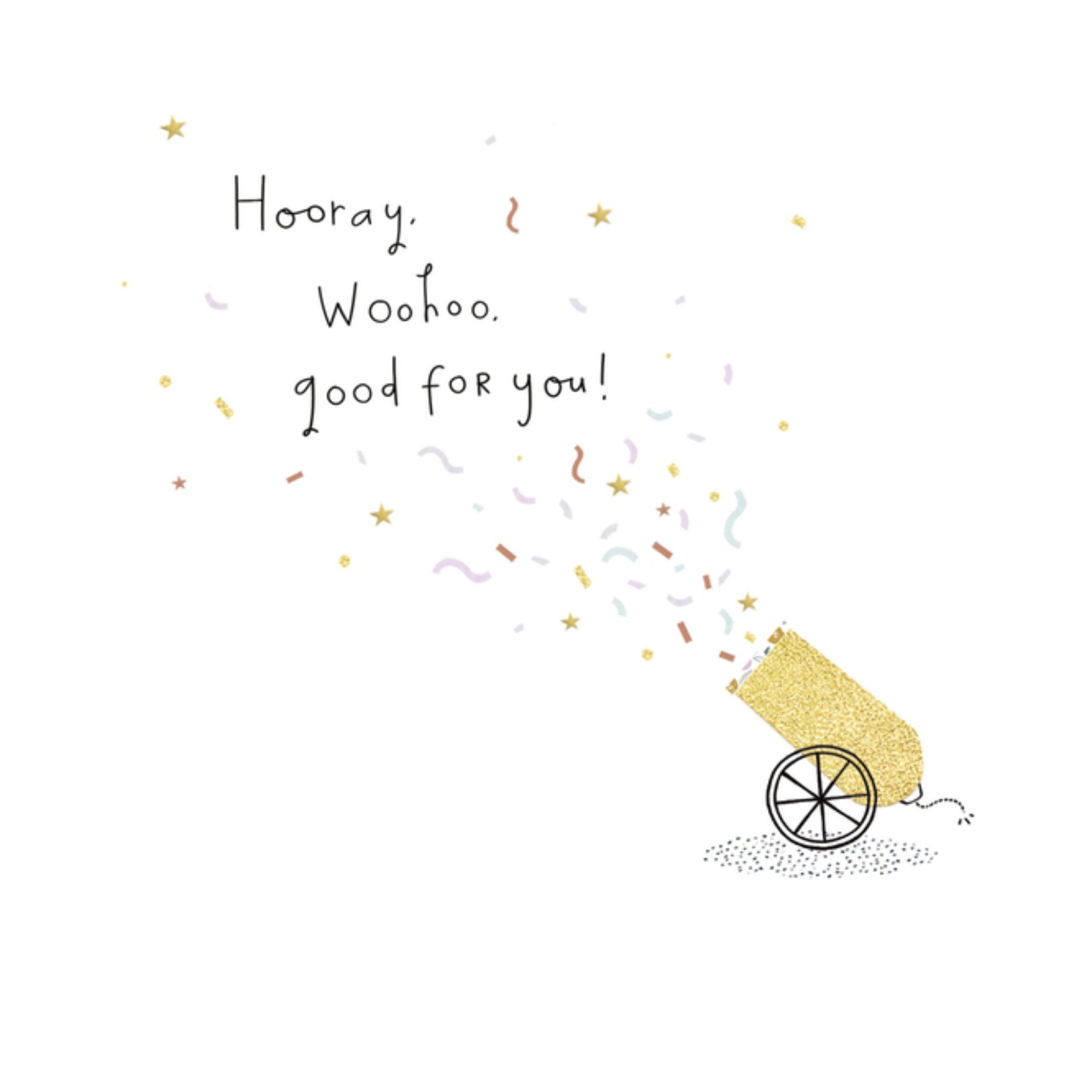 Felicitatiekaart glam Vierkante Kaart UK Greetings