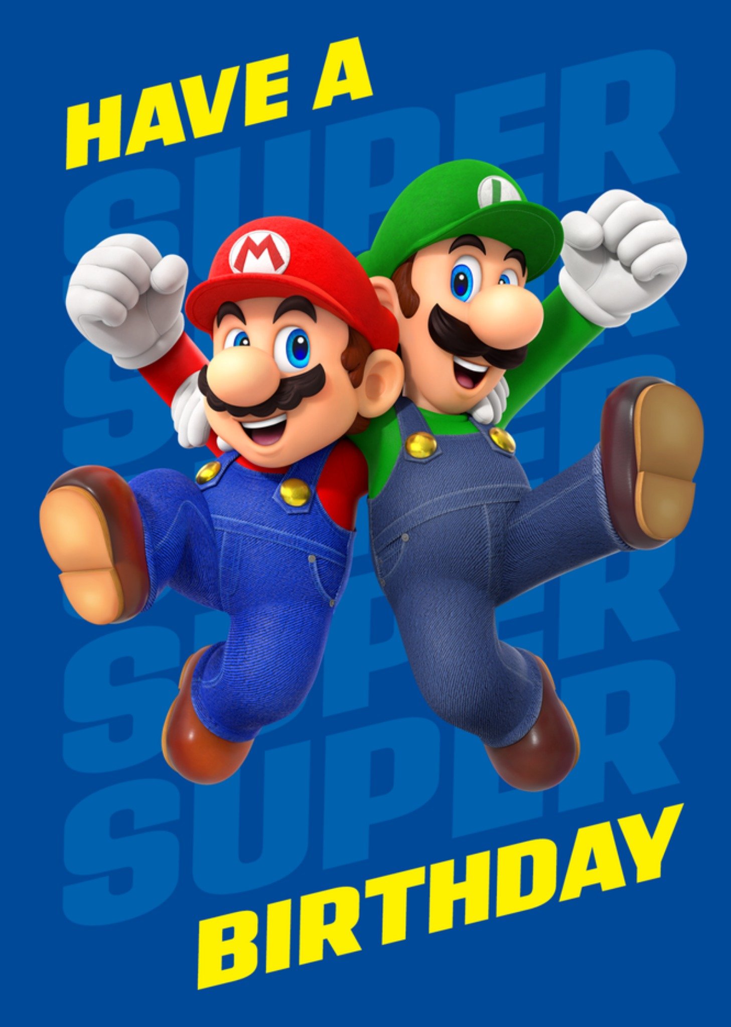 Greetz Super Mario Verjaardagskaart Have a super birthday Standard Card