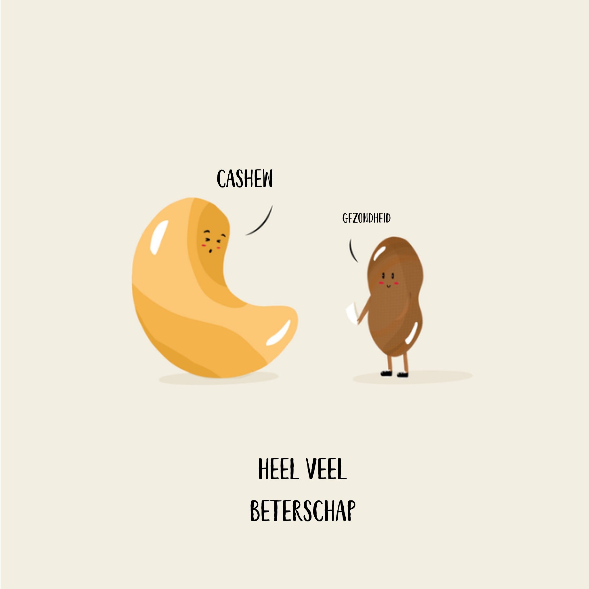 Greetz Beterschapskaart Pinda Vierkant