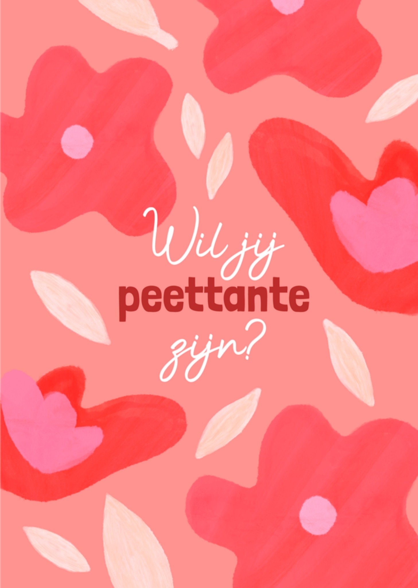 Greetz Geboortekaart Wil jij peettante zijn? Standard Card