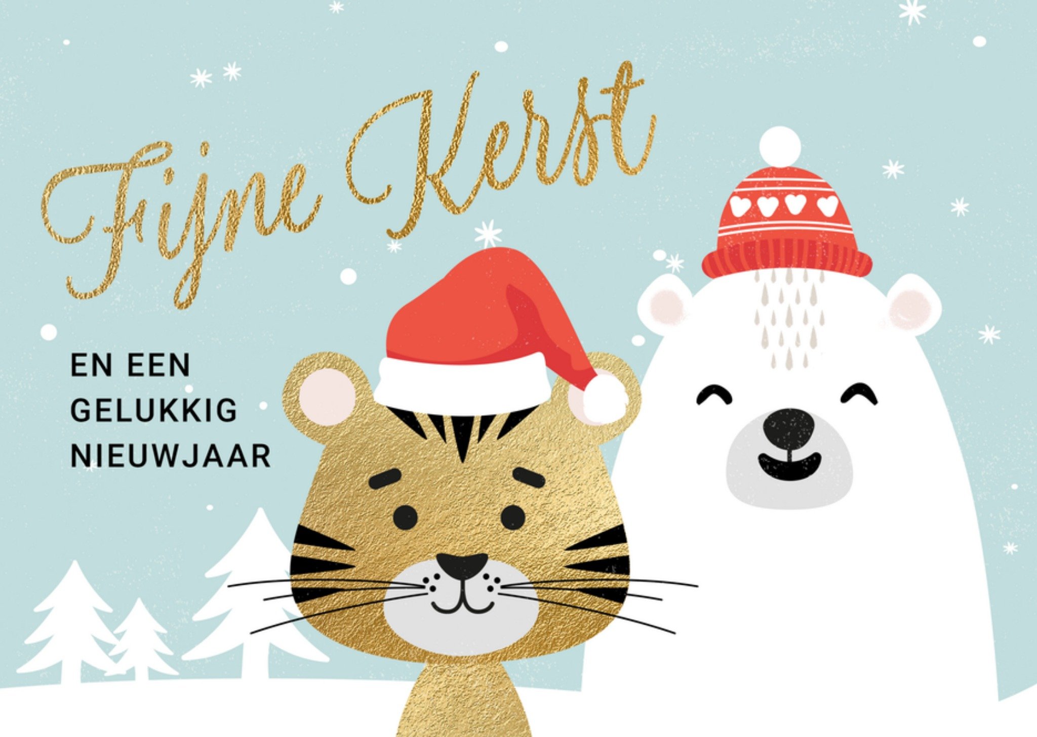 Kerst Tijger IJsbeer Luckz