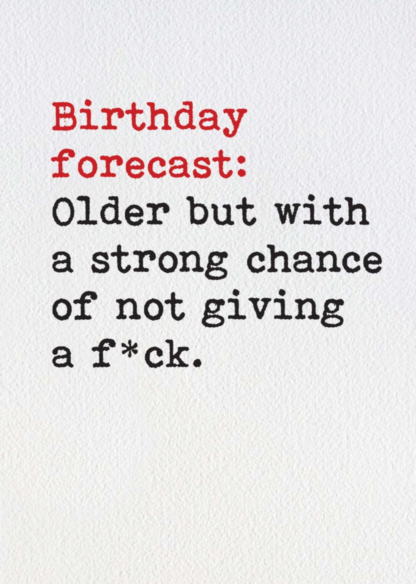 Verjaardagskaart humor Kaart Brainbox Candy