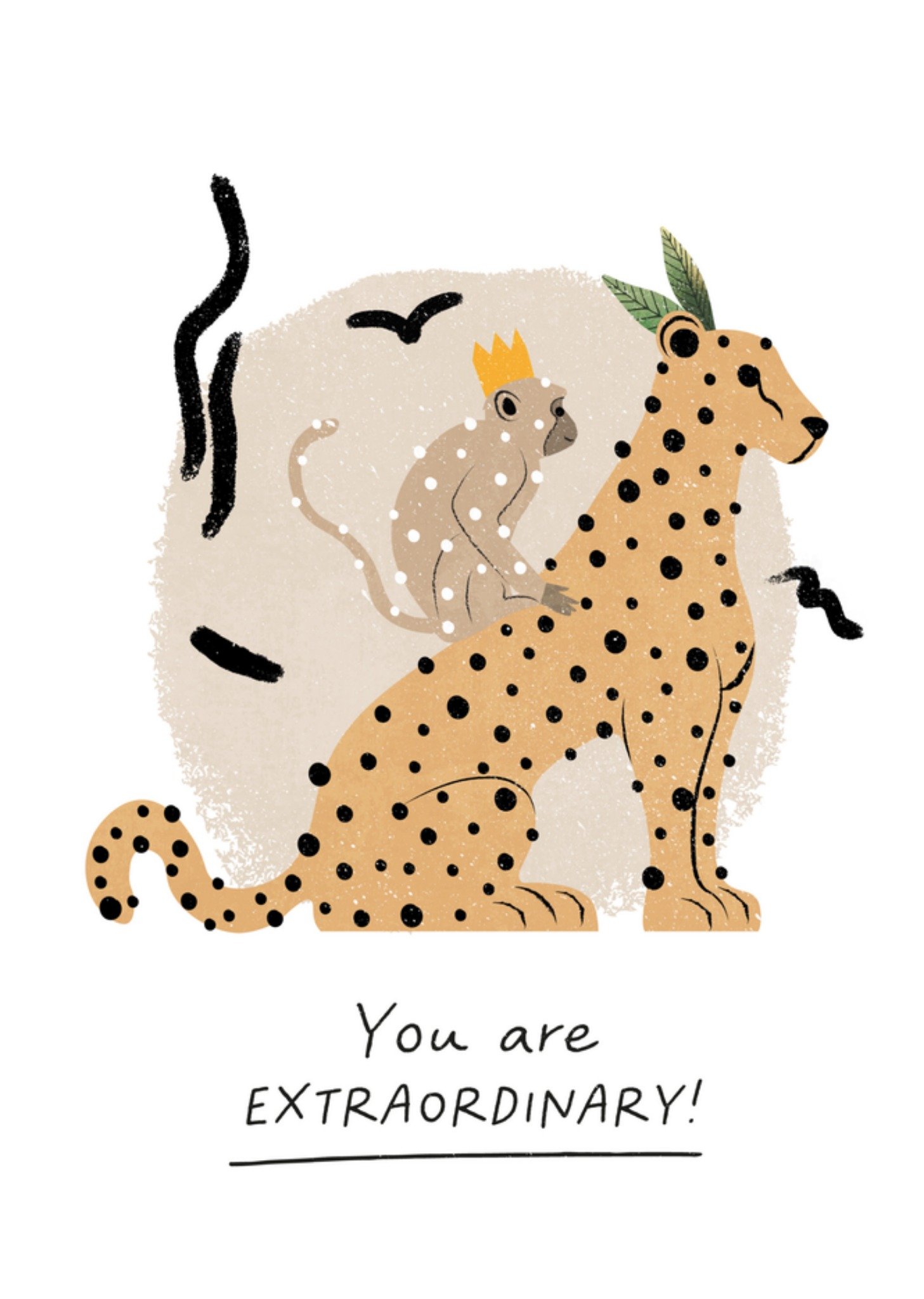 Zomaar Illustratie Tijger Kaart Melolelo