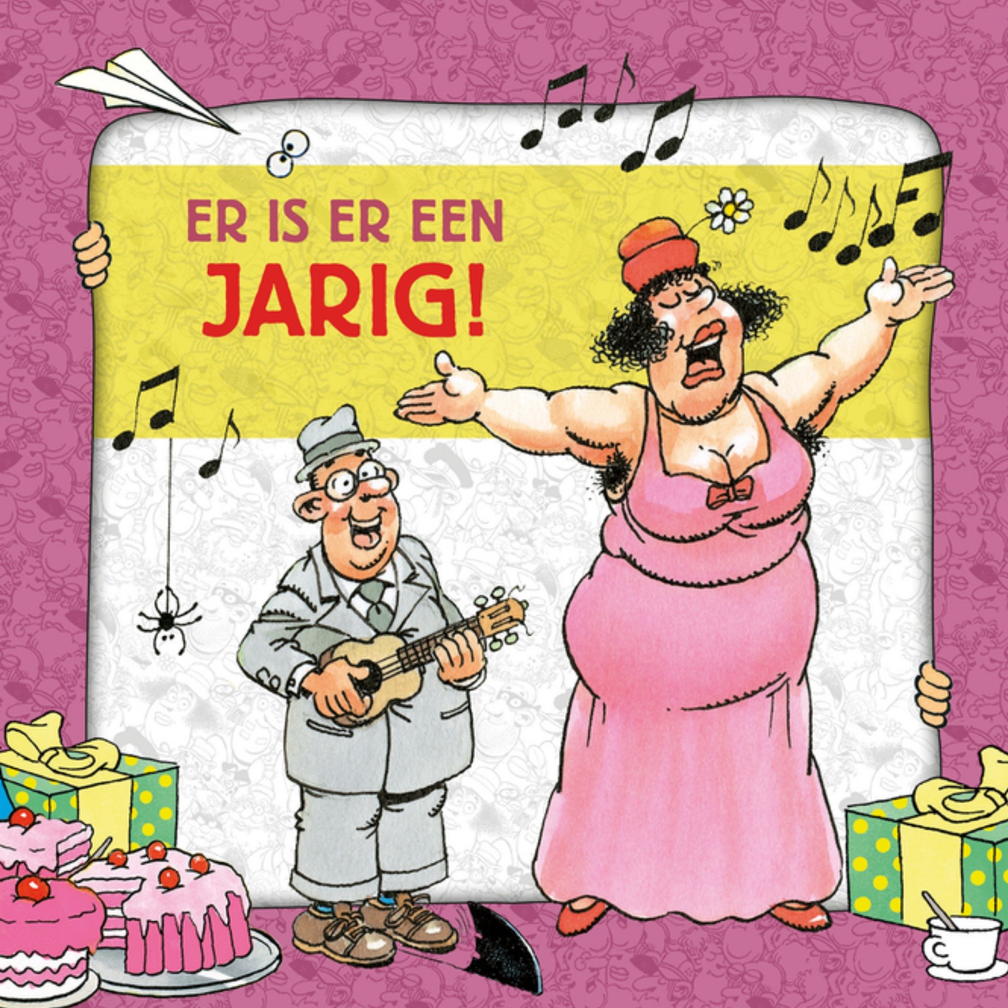 Jan van Haasteren Verjaardagskaart Er is er een jarig Vierkante Kaart Greetz