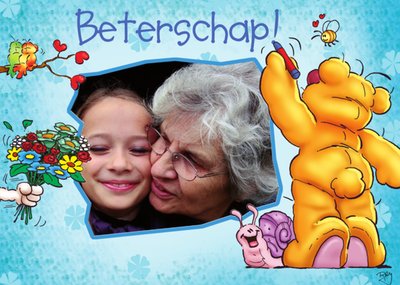 Doodles | Beterschapskaart | Beterschap! + foto