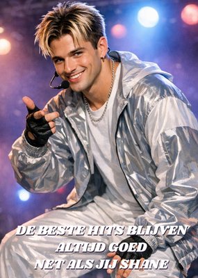 De Beste Hits Blijven Altijd Goed Net Als Jij Zanger Kaart