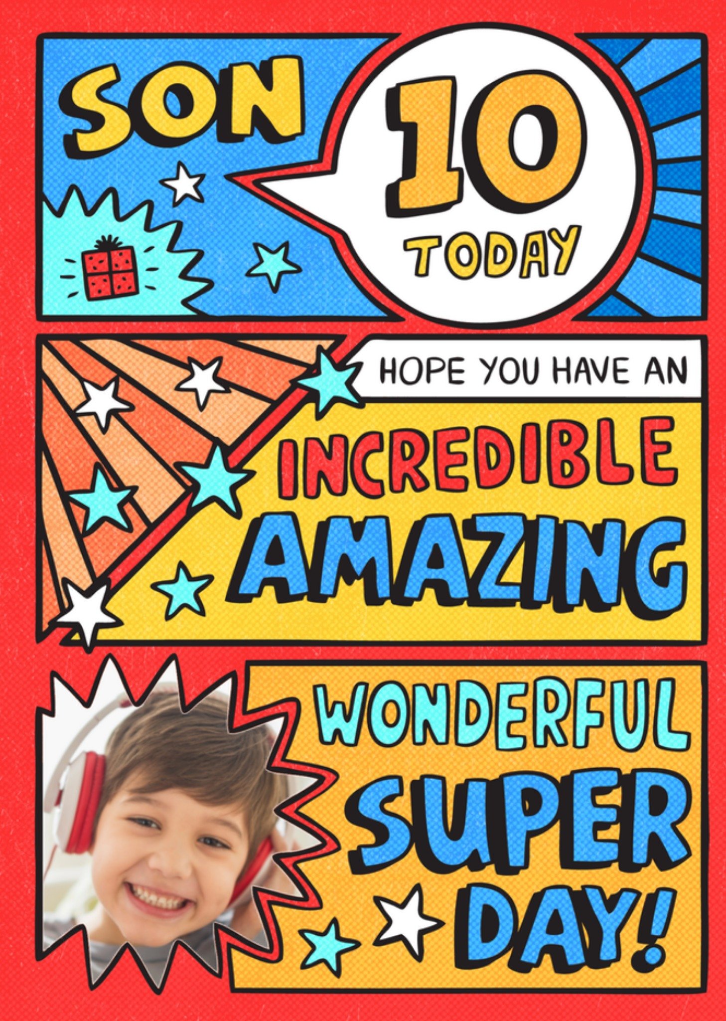 Greetz Verjaardag Zoon Tekst Standard Card