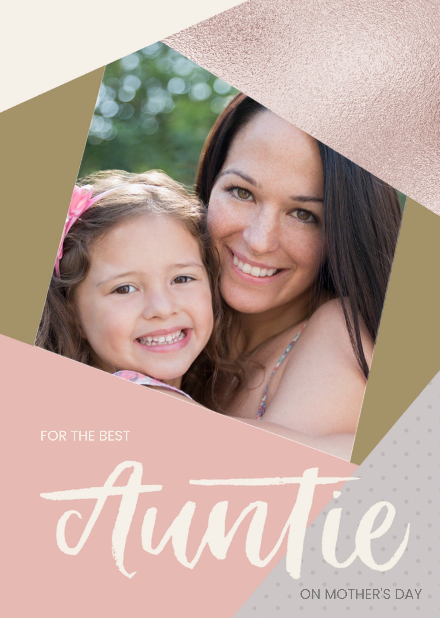 Moederdagkaart foto tante Greetz