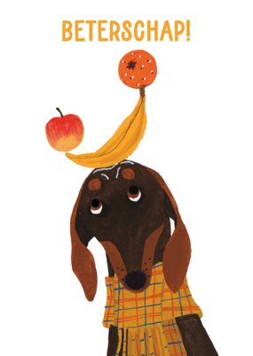 Noëlle Smit | Beterschapskaart | Fruit | Teckel