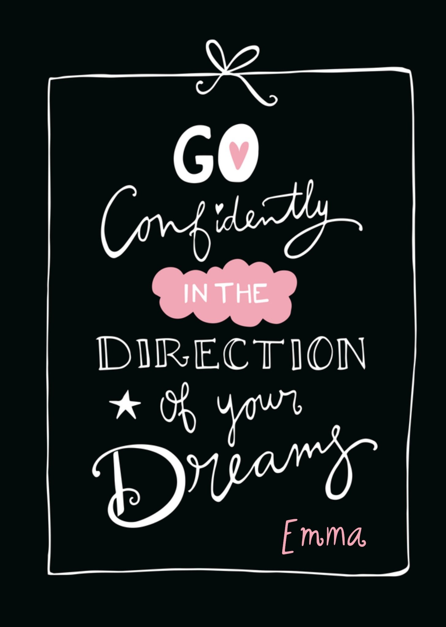 Nieuwe Zaak kaart Dreams Kaart Funny Side Up