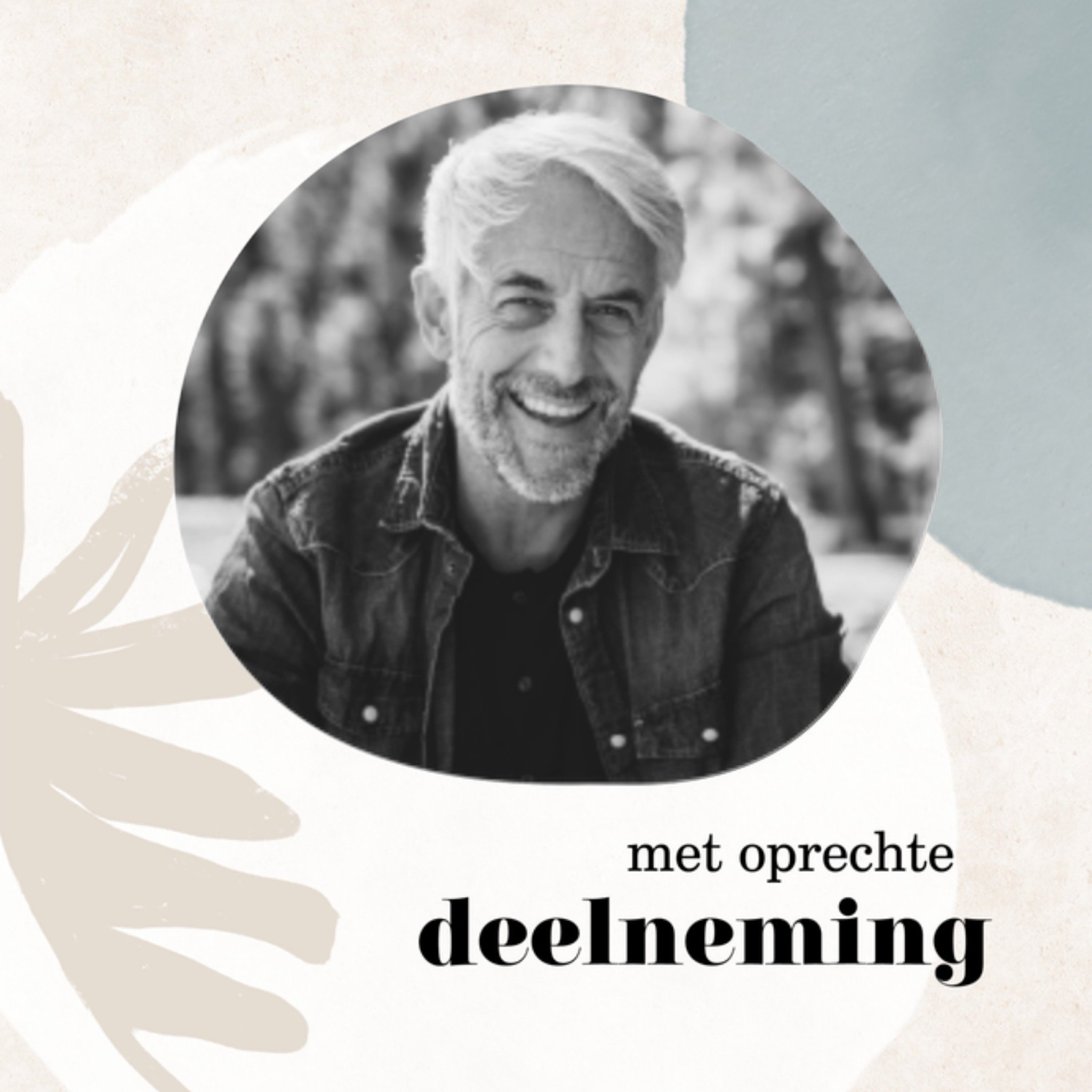 Greetz Condoleancekaart fotokaart Vierkant