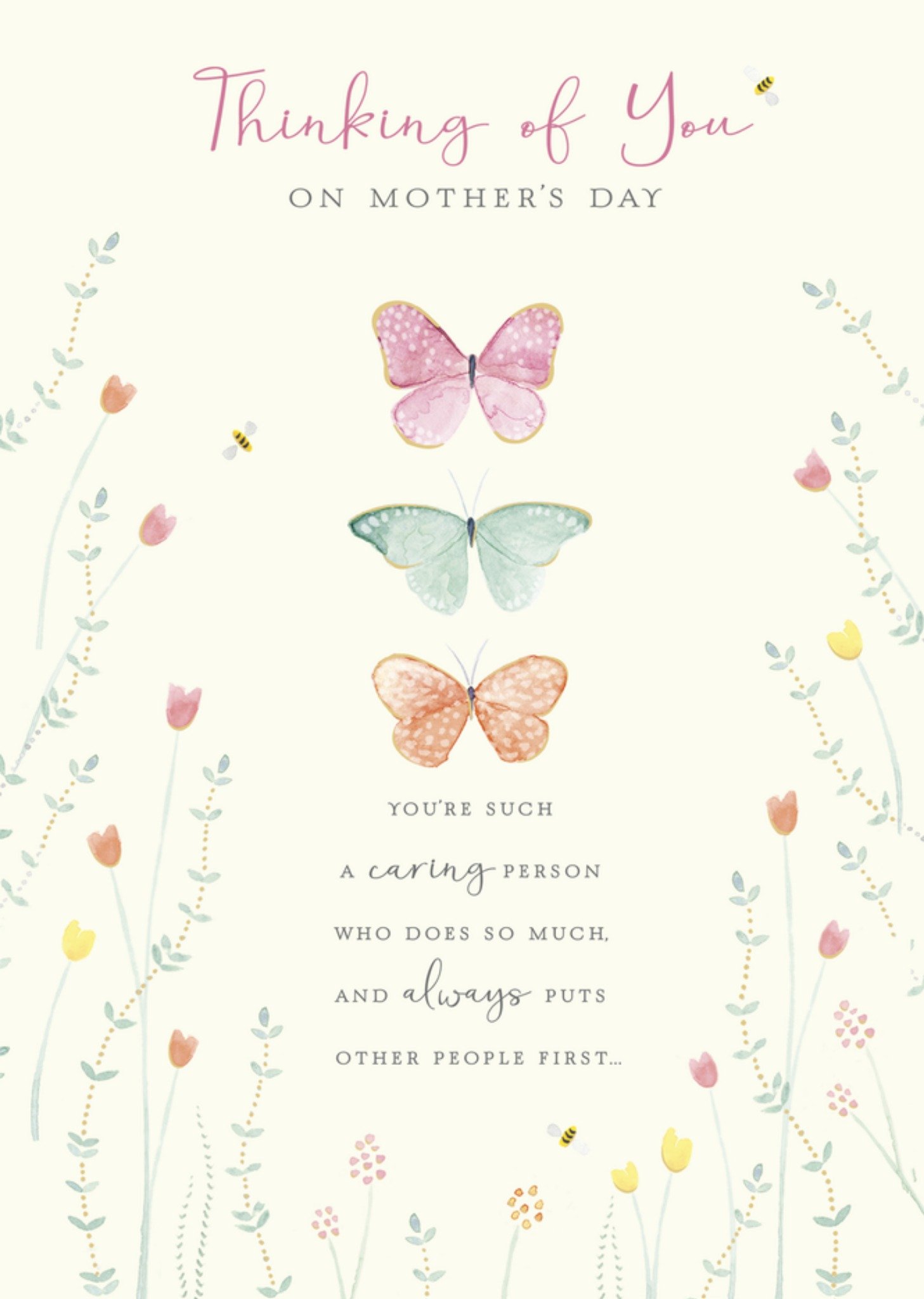 Moederdagkaart vlinder Kaart UK Greetings