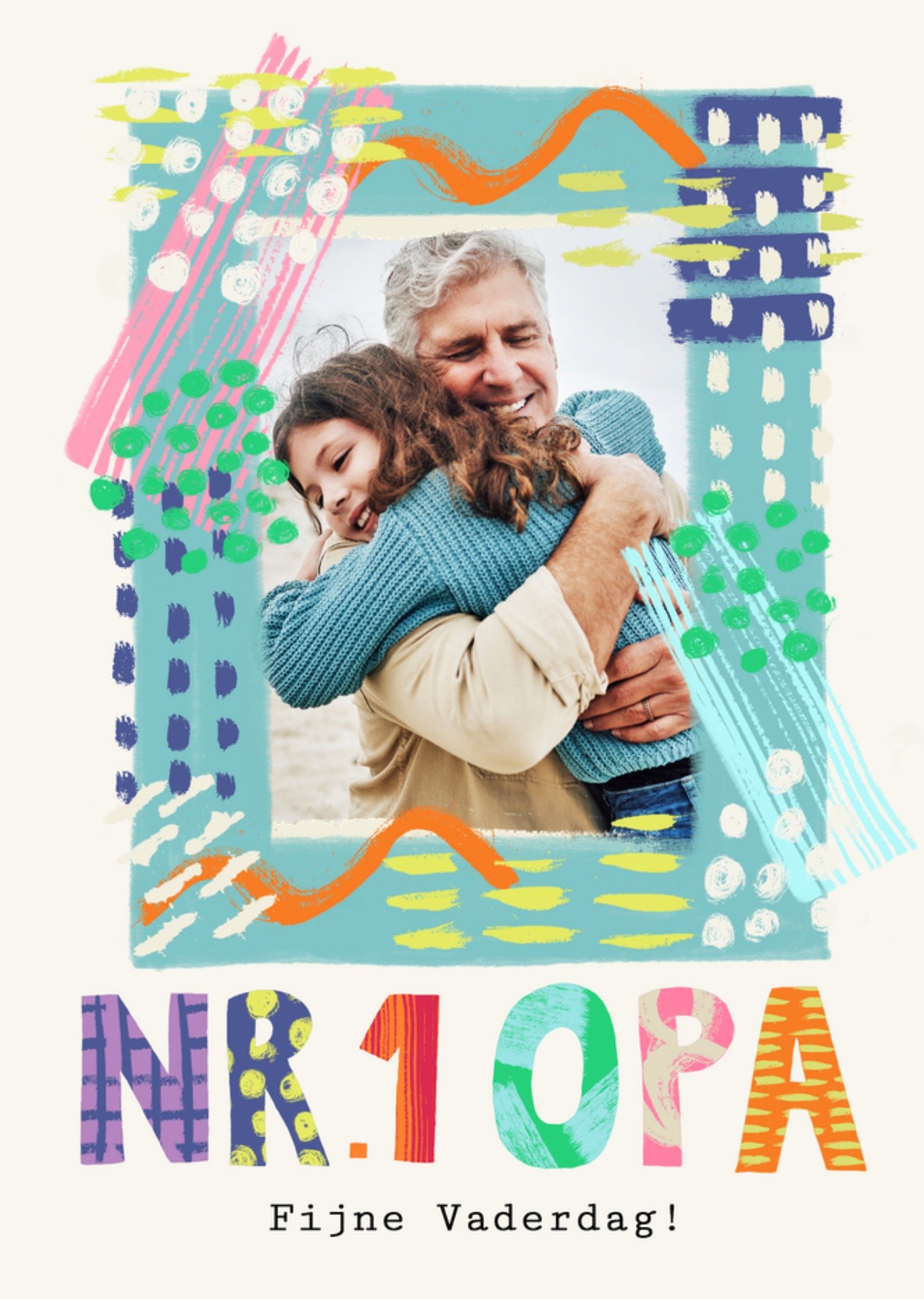 Vaderdagkaart Nr 1 Opa Aanpasbare foto Kaart Greetz