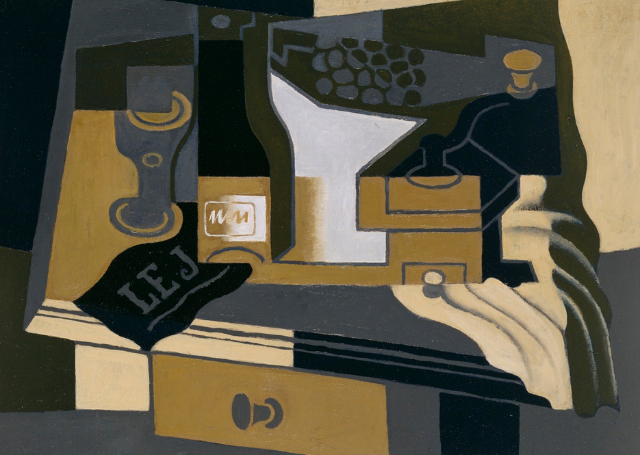 Kunstkaart Kubisme Kaart Klaas de Jong