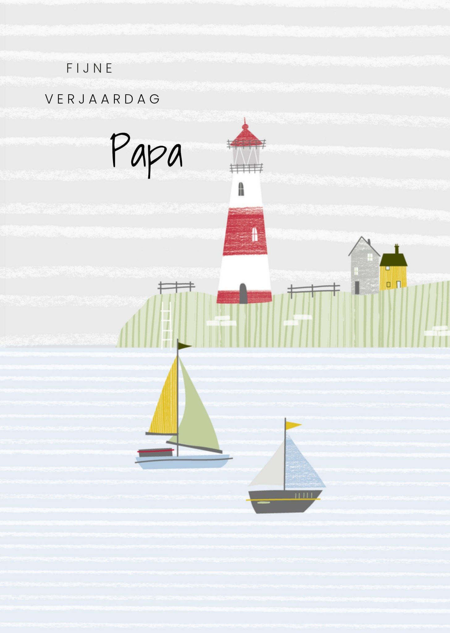 Verjaardagskaart Vuurtoren Kaart TMS
