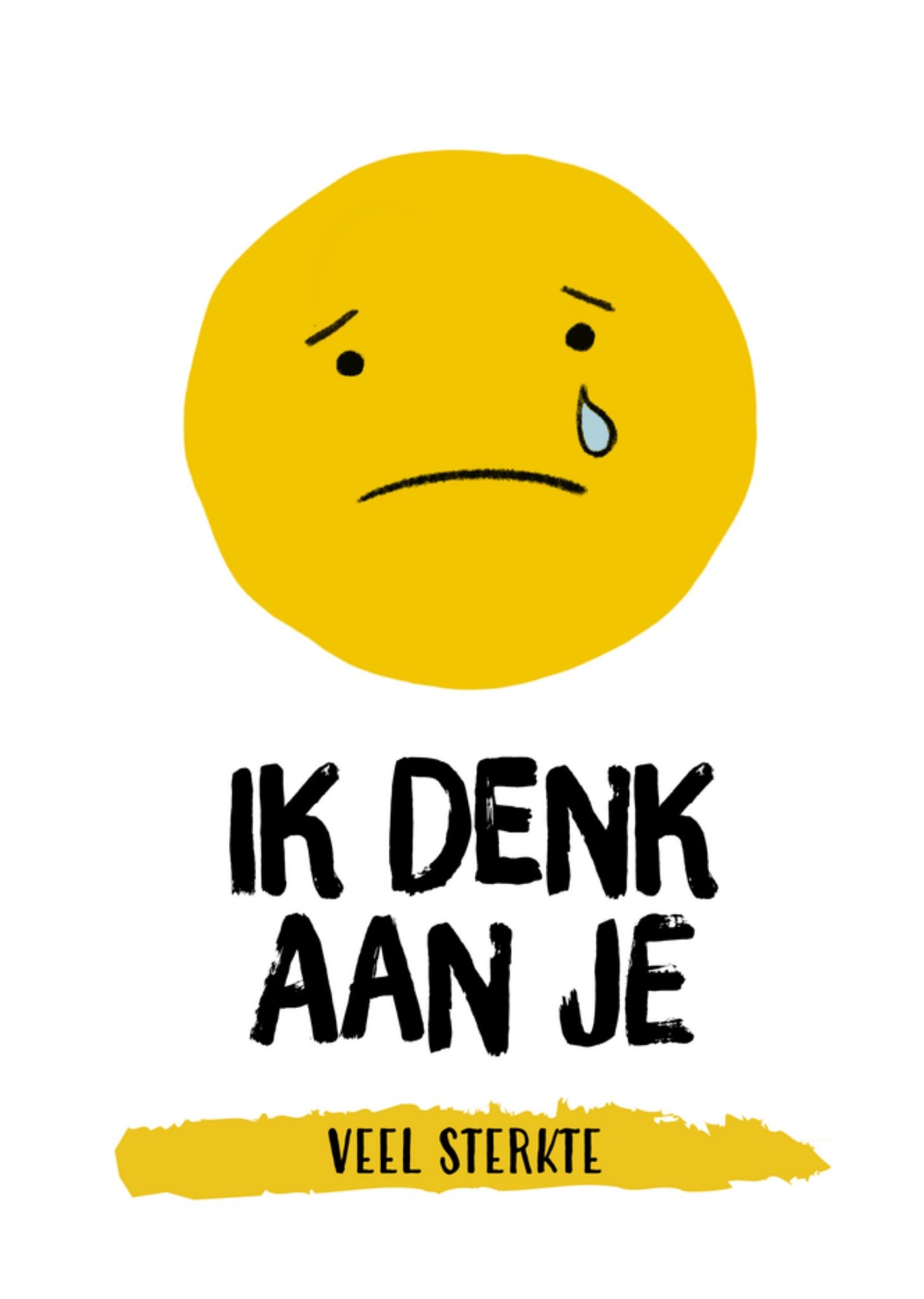 Greetz Denken aan kaart Ik denk aan je Standard Card
